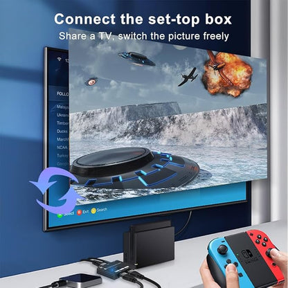 HDMI 2.1 Bi-Directional Switch Ultra HD 8K HDMI Switcher 2 in 1 Out/ 1 in 2 Out