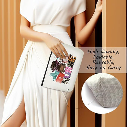 jealance Inspirational Nurse Gifts RN Gifts Nurse Makeup Bag Cosmetic Bag Nurse Accessories for Work Nurse Bag for Women Nurse Nursing Graduation Gifts Birthday Christmas Nurse Week Appreciation Gift