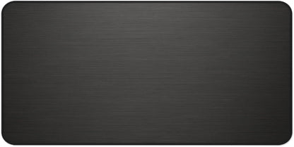 Desk Mat - Brushed Metal Texture, Extended Mouse Pad & Desk Pad, Neoprene Surface, Non-Slip Rubber Base, Stitched Edges, Gaming Mouse pad, Large Mouse pad, Mouse Pads (Black, 16x32)