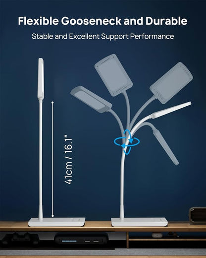 TROND Desk Lamp, Bright Dimmable Eye-Caring Table Lamp, 3 Color Modes 7