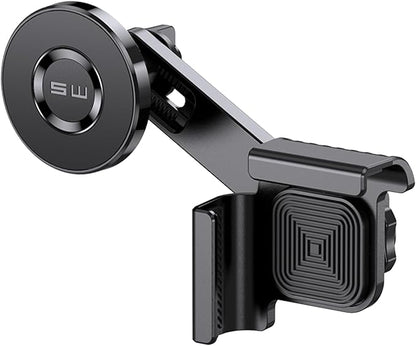 Tesla Phone Mount, MagSafe Strongest Magnet Power Magnetic Car Phone Holder Mount for Tesla 3/Y Accessories Fits for All iPhone & Android Phones - with Magnetic Ring