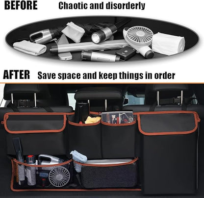 Car Trunk Organizer Hanging Backseat Storage Bag for 2000-2024 2025 Subaru Outback Forester Crosstrek Ascent Sport Limited Premium Base Touring XT SUV Accessories