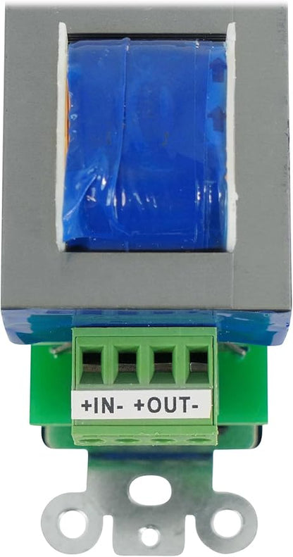 Rockville VOL70200 Black 200W 70V Volume Control Zone Controller, Single Gang