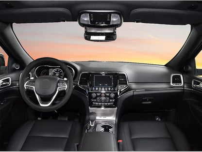 West Llama Customized Auto Car Steering Wheel Cover for Jeep Grand Cherokee,Wrangler,Compass,Gladiator,Cherokee 14.5-15 inches(Black - Standard Size)