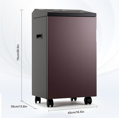 P-7 High Security Paper Shredder Heavy Duty, 5-Sheet Super Micro Cut, 11.9