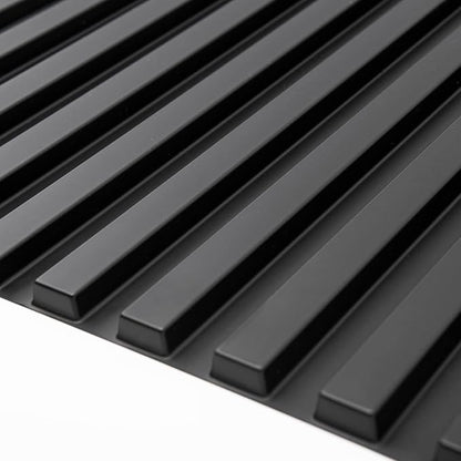 Art3d Slat Wall Panel, 3D Fluted Textured Panel 12-Tile 19.7 x 19.7in.