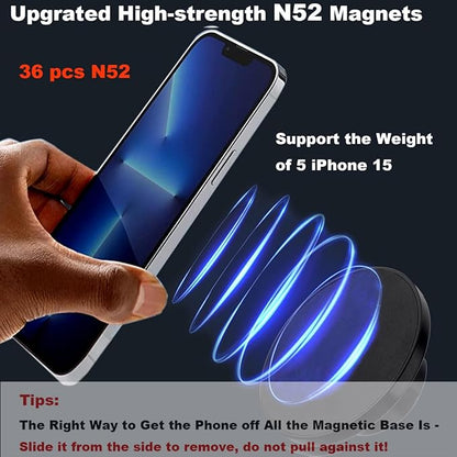 Magnetic Phone Holder for Ram Mount, 1" (25mm) Ball Mount for Magsafe for Ram B Size Socket