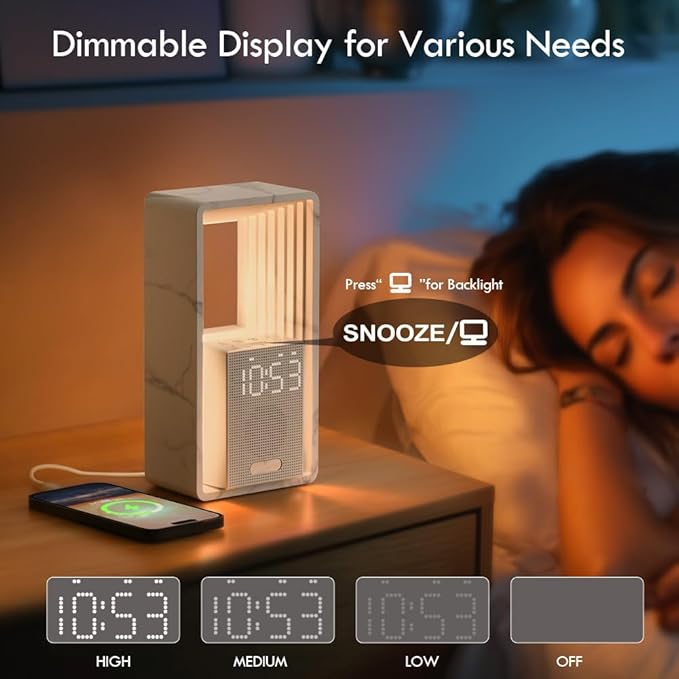 WILIT Digital Alarm Clock, Sunrise Alarm Clock