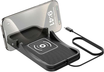Wireless Car Charger for Honda Ridgeline 2006-2014 2017-2026, Charging Station 2-in-1, Wireless Charging Stand Phone, Magnetic Wireless Charger,1M-Type C
