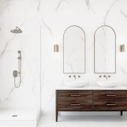 Dundee Deco Faux Marble Wall Panels - 2 ft X 4 ft - Glossy