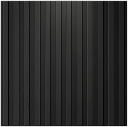 Art3d Slat Wall Panel, 3D Fluted Textured Panel 12-Tile 19.7 x 19.7in.