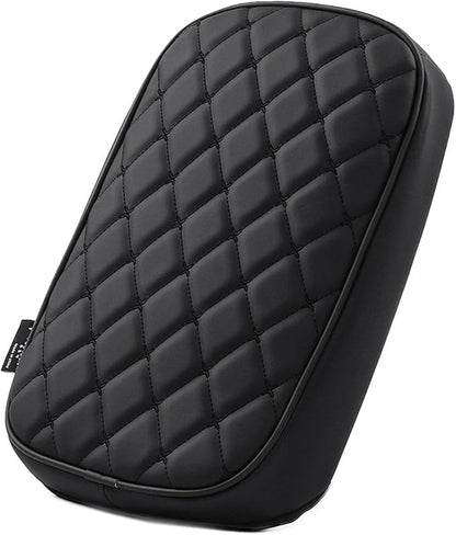 Car Armrest Cushion Cover Compatible with Kia Sportage 2023 2024 2025 2026 Accessories, Leather Center Console Armrest Pad(Black)
