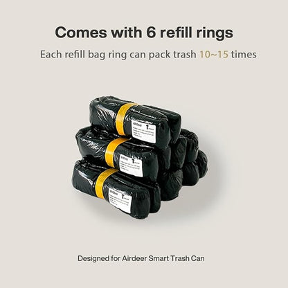 Airdeer L2 Automatic Trash Can, 8 Gallon Self Sealing and Self-Changing Smart