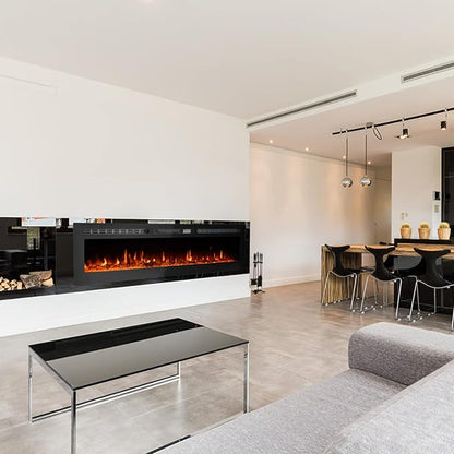 CharaVector 80 inch 750W/1500W Electric Fireplace Inserts