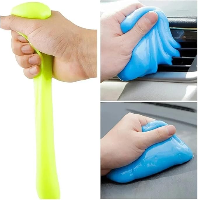 Reusable Car Cleaning Gel for Interior Detailing - for Vents, Dashboard, and Mud Removal(1 pc 75g)