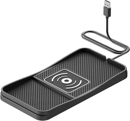Car Wireless Charger Pad for Chevrolet Lumina 2001, Fast Car Wireless Charging Pad for Car Center Console, Non Slip Charging Mat,1M-USB
