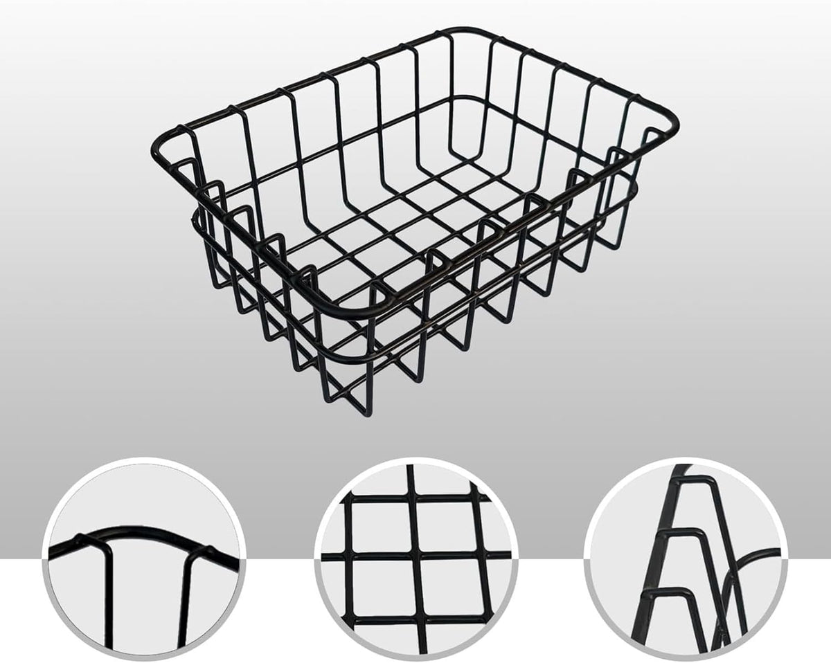 Freezer Storage – Upright Stackable Organizer, Deep Freezer Baskets Storage Bins, Space-Saving Feature for Produce, Vegetables, Fruits, Beverages, Food, Beer, Picnic, Camping, Outdoor