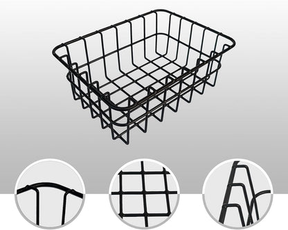 Freezer Storage – Upright Stackable Organizer, Deep Freezer Baskets Storage Bins, Space-Saving Feature for Produce, Vegetables, Fruits, Beverages, Food, Beer, Picnic, Camping, Outdoor