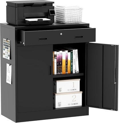 Metal Storage Cabinet 36" H, Garage Storage Cabinet