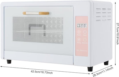 6 Gal Capacity Multi-Functional Nail Cleaner Box, 110V 230W U-V Light
