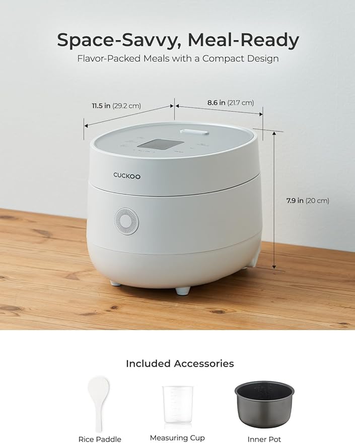 CUCKOO Micom Rice Cooker 3-Cup Uncooked / 6-Cup Cooked