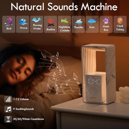 WILIT Digital Alarm Clock, Sunrise Alarm Clock