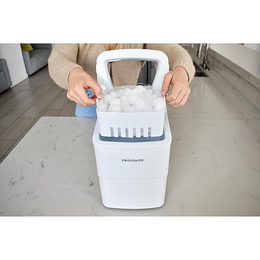 Frigidaire EFIC108 Counter top Portable, 26 lb per Day Compact Ice Maker Machine