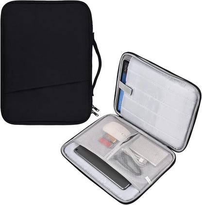 9-11 Inch Tablet Sleeve Case for 11-Inch iPad Pro M5 M4/Air M2 M3 2024 2025/Air 10.9"/Samsung Galaxy Tab S11 S9 S8 11"/A8/A9+,Samsung Galaxy Tab S7/A7/S6 Lite 10.4"/S5e/S4/S3/S2/S/Pro/Note Pouch-Black