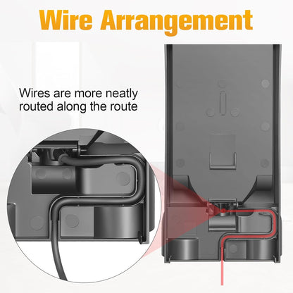 V11 Wall Mount Charger Holder for Dyson V11 V15 Vacuum Docking Station Bracket Attachment Charging Dock Accessories Replacement Part No. 970011-01/970011-02