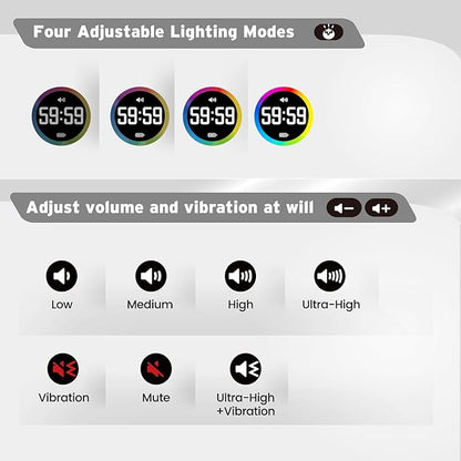 Pomodoro Timer, Magnetic Visual Timer