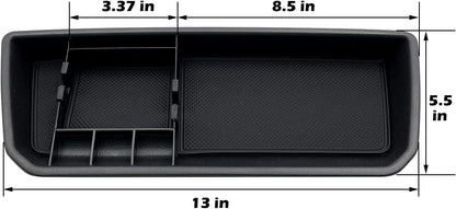 Center Console Organizer fit for VW Atlas and Cross Sport 2018 2019 2020 2021 2022 2023 Interior Storage Box Accessories (Not fit for 2024)