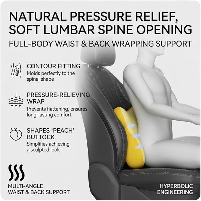 Car Headrest Pillow & Lumbar for Audi Q2 SUV 2016 2017 2018 2019 2020 2021 2022 2023, Car Seat Neck Pillow Back Support, Breathable All-Season Automotive Seat Cushions, 2PCS,B Gray