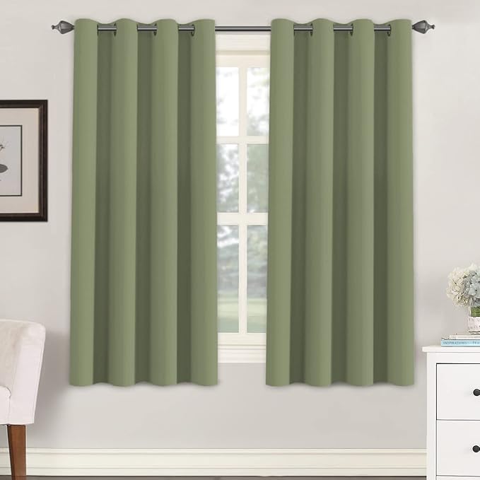 H.VERSAILTEX Window Treatment Blackout Thermal Insulated Room Darkening Solid