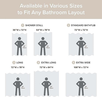 Madison Park Shower Curtain Waffle Weave, Vibrant Dyed, Waffle Shower Curtain 3M Scotchgard Moisture Management, Farmhouse Extra Long Shower Curtains for Bathroom, Extra Long: 72"x84" Beige