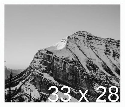 Frame It Easy 33 x 28 White Wood Frame