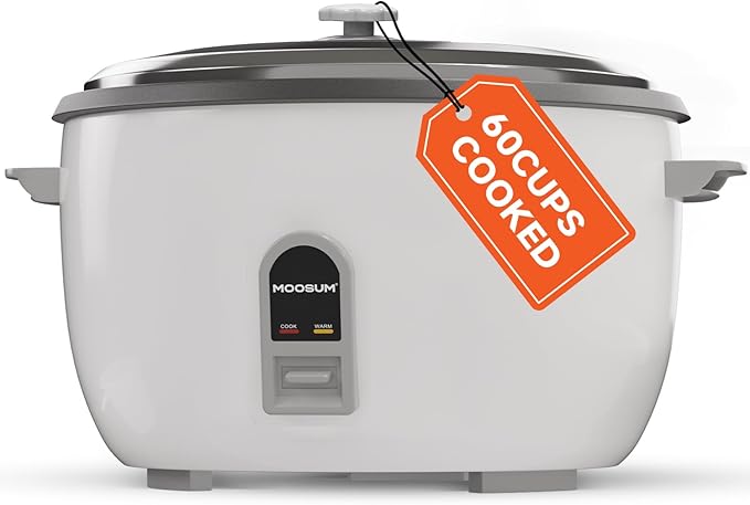 Commercial Rice Cooker, Large Capacity 30-Cup, 60-Cup