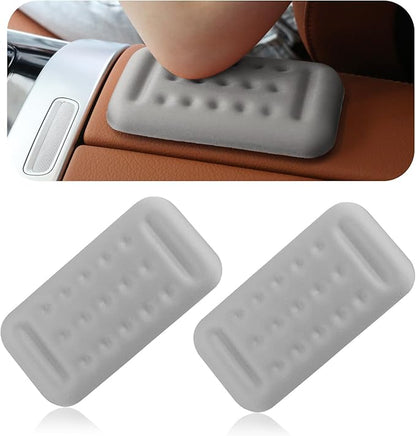 2PCS Car Arm Rest Elbow Pads,Comfortable Car Arm Rest Cushion with Memory Foam Pad for Arm Support,Universal Car Interior Accessories Car Door Armrest Pad (Gray)