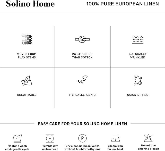 Solino Home Linen Placemats Set of 4 - Classic Hemstitch Lilac Placemats 14 x 19 Inch - 100% Pure Linen Table Mats for Valentines, Spring, Easter