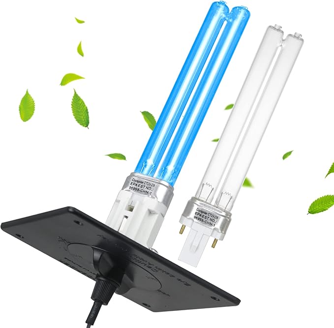 COOSPIDER 9W HVAC UV Light Lamp, Air Purifier
