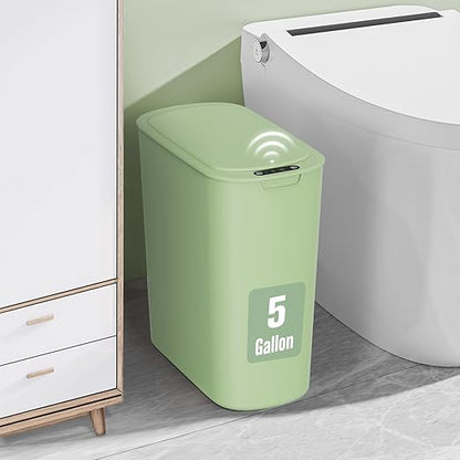 Cesun Motion Sensor Trash Can, 5 Gallon Automatic Bathroom Garbage Can