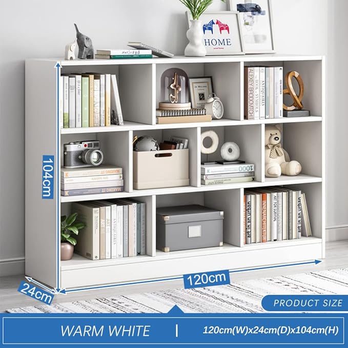 IOTXY Open Shelf Low Bookcase