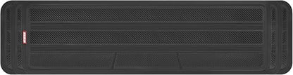 Motor Trend Heavy Duty Rear Back Seat Floor Mats 2nd or 3rd Row Floor Mat for Car, SUV & Van - All Weather SUV Black Runner Rubber Mat - Floor Runner Back Row Floor Mat Interior Accessories 57x15