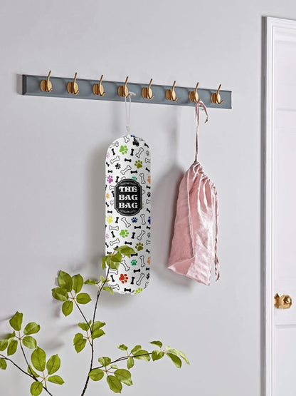 Grocery Bags Holder Organizer For Shopping Bags, Wall Mount Plastic Bags Storage Container Dispensers, Pet Lovers Home Kitchen Bags, The Bag Bag Grocery Bag Holder, Gifts For Women Dog Mom Dad (G-17)