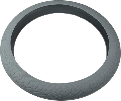 uxcell Universal Gray Silicone Anti-Slip Steering Wheel Cover Protector for Car Vehicle
