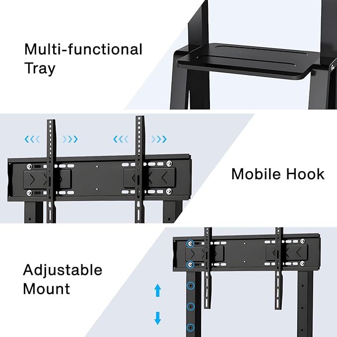 Smart Board Stand for 60-100 Inch Interactive Whiteboard, Mobile Stand