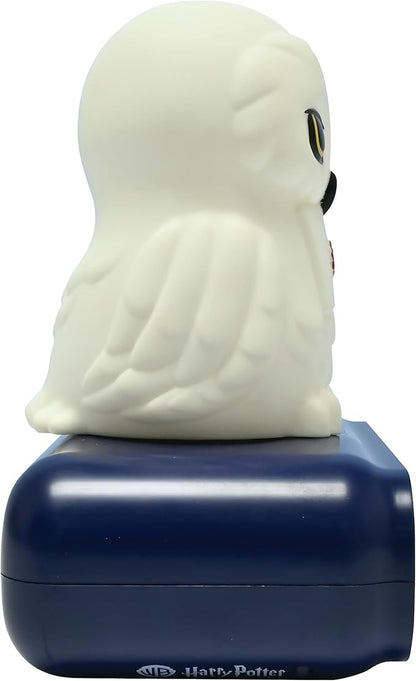 LEXiBOOK, Hedwig Nightlight Alarm Clock, Sounds and Melodies, Backlit LCD Screen