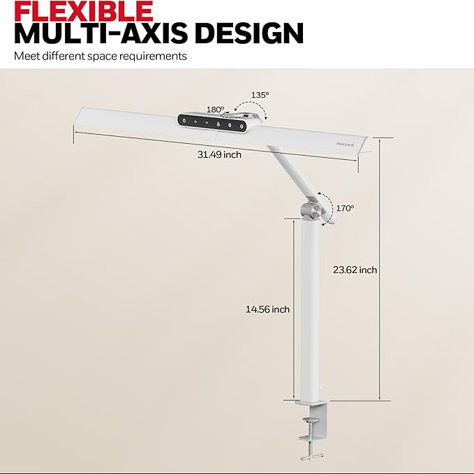 Honeywell LED Desk Lamp with Clamp