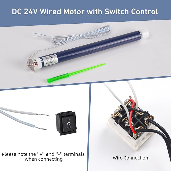 DM25DS 24V RV Electric Roller Shade Motor | Compatible