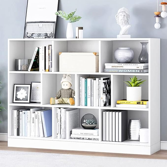 IOTXY Open Shelf Low Bookcase
