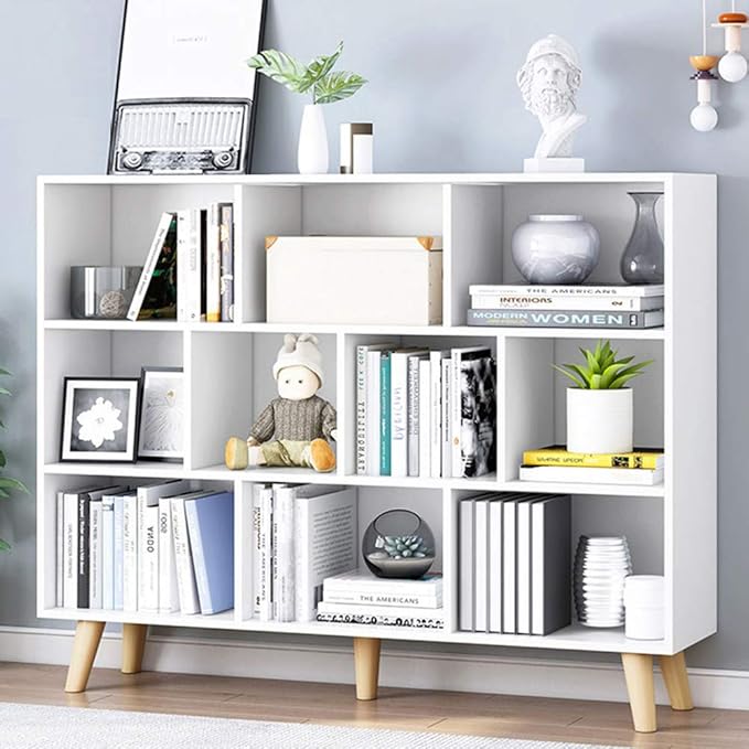 IOTXY Wooden Open Shelf Bookcase